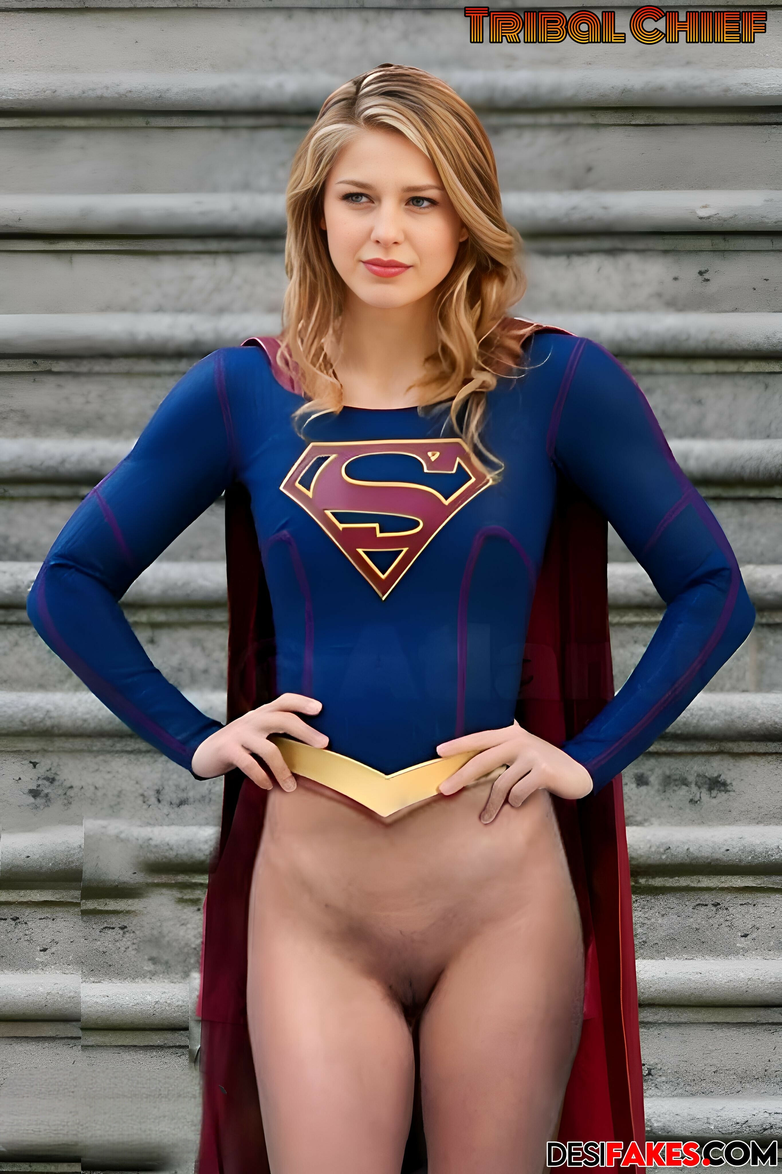 Melissa Benoist  (Supergirl) dress remove 